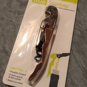 Double-Hinged Rose Gold Corkscrew